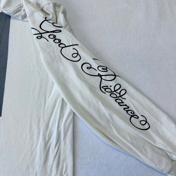 Gracie Abrams Good Riddance Tour Long Sleeve Shirt Size L Off White Tour Dates - Picture 8 of 12